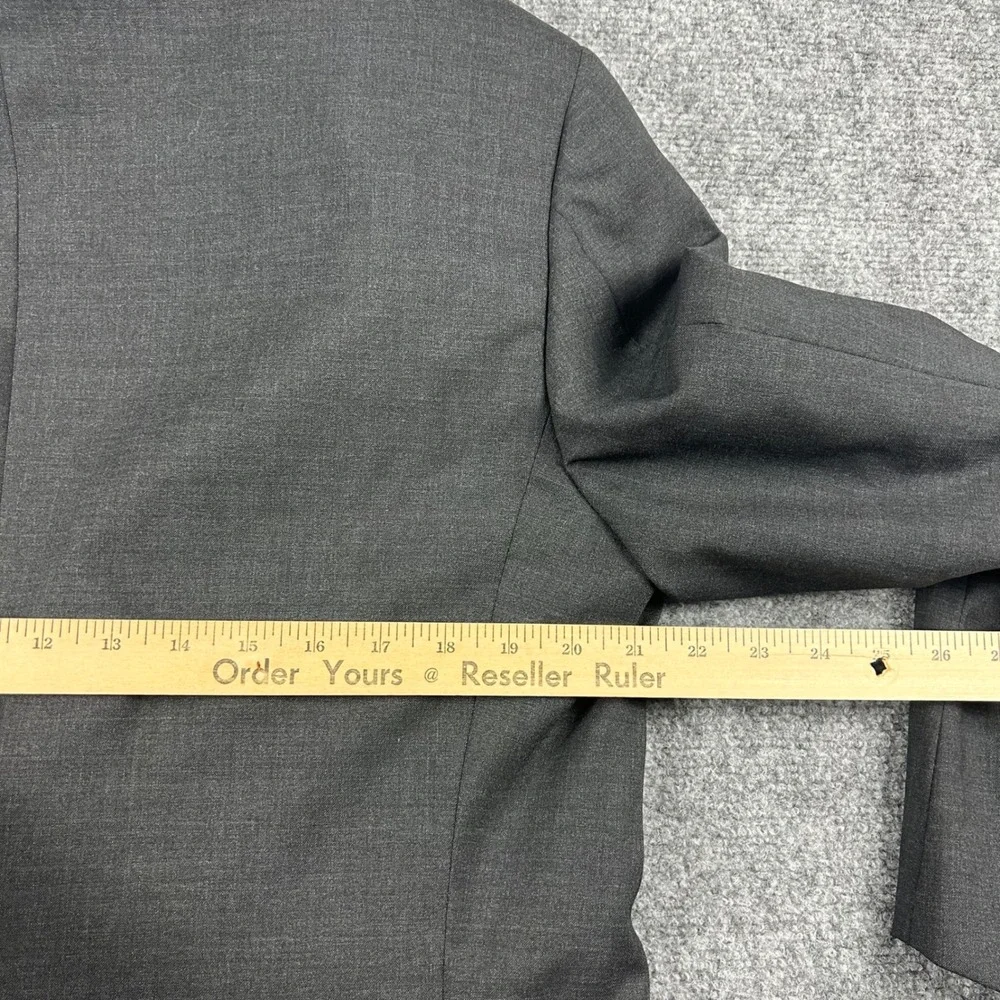 Brooks Brothers Blazer Mens 40S Charcoal Gray Brooksease Wool Sport‎ Coat USA